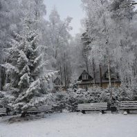 "Снежный", горнолыжный курорт, коттеджи в Коробицыно, Ленинградская область