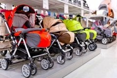Prams, strollers and baby carriers