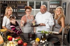 Gusto, "Густо", итальянский ресторан и кулинарная школа Gustomaestro в центре