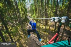 "Норвежский парк Орех", веревочный город