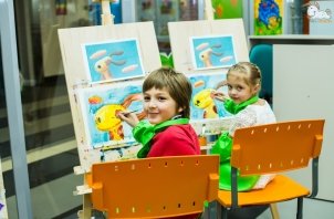 "Изображуля", детская изостудия в ТЦ "Жемчужная Плаза", СПб