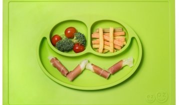 Ezpz Happy Mat, тарелка-плейсмат для детей от 0 до 6 лет
