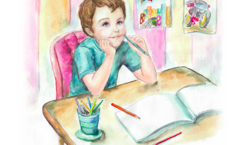 "Стремительный Гоша", книга для детей 2-7 лет про мальчика на беговеле  