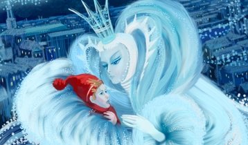 "Снежная королева", сказка для детей, приложение для iOS и Android от Pony Apps