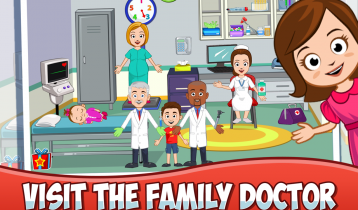 My Town: Hospital, "Мой город: больница", интерактивная игра для детей от My Town Games Ltd