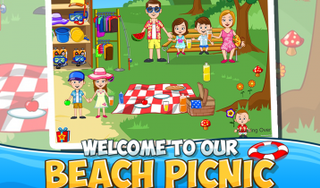 My Town: Beach Picnic, "Мой город: пикник на пляже", игра для детей от 4-10 лет от My Town Games Ltd