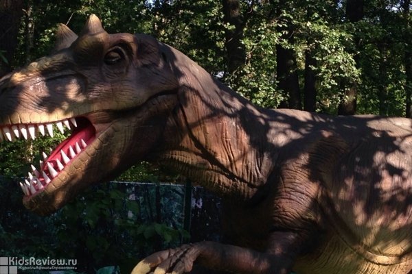 "Динопарк", выставка аниматронных динозавров в Зеленогорске, СПб