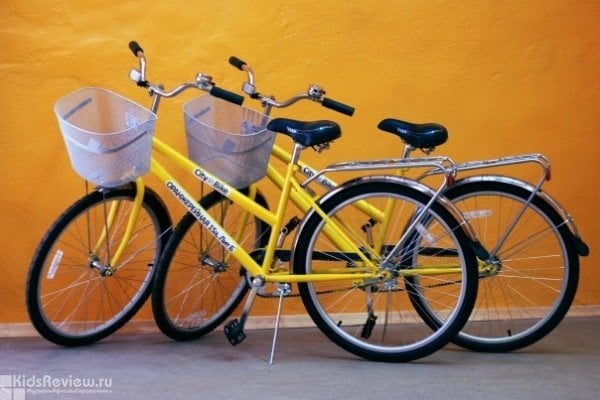 City Bike, прокат велосипедов с детскими креслами, корзинами, велосипедов тандем, СПб