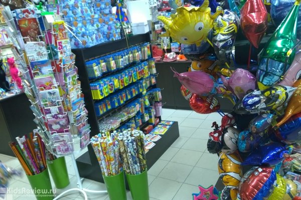 "Весёлая затея", магазин товаров для детских праздников на Вербной, СПб