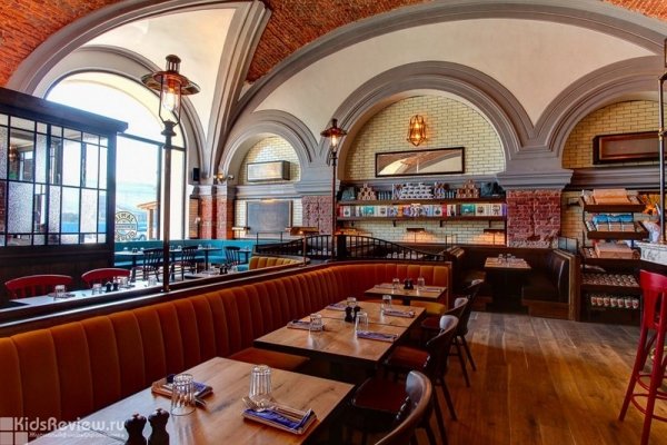 Jamie's Italian, Джеймис Италиан, ресторан с детским меню Джейми Оливера в центре Санкт-Петербурга