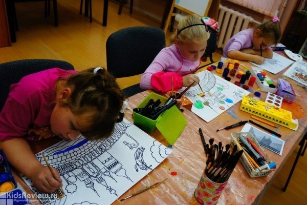"Дари", изостудия для детей от 3 до 12 лет, творческие занятия на Волковской, СПб