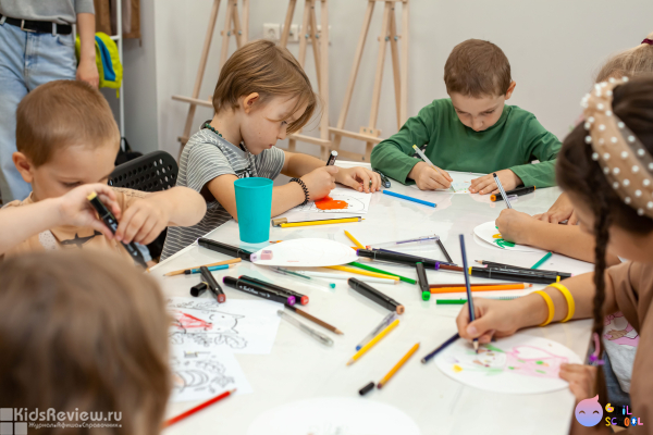 Lil.School.Spb, творческая студия, художественные мастер-классы для детей от 3 лет, digital art для подростков на Черной речке, СПб