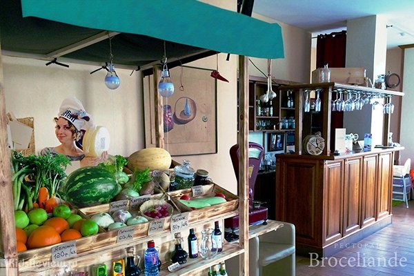 "Броселианд", ресторан с детской комнатой, фермерские продукты на Спортивной, СПб