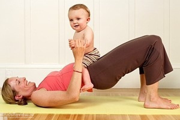 Мама+малыш, фитнес для мам и малышей