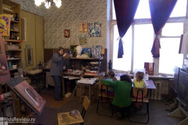 "Акварелька", изо-студия для детей на Стачек, СПб