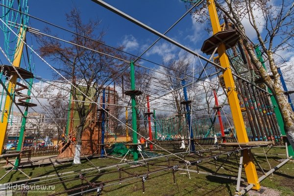 Multiparki, "Мультипарки", веревочный парк на Дыбенко, СПб