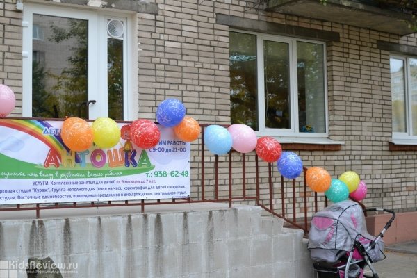 "Антошка", детский центр развития во Фрунзенском районе, СПб 
