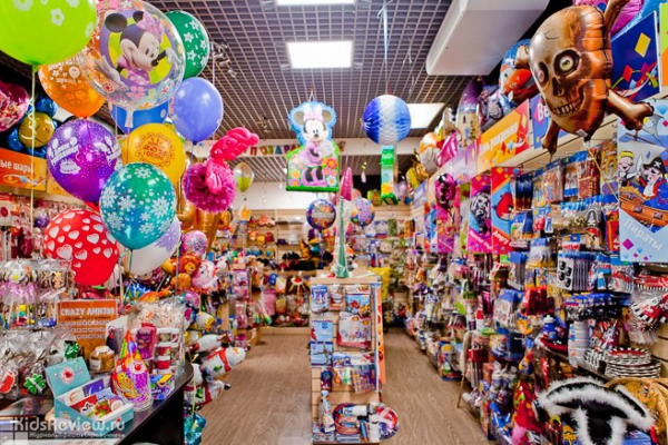 "Весёлая Затея", магазин товаров для праздника, воздушные шары, свечи для торта на Марата, Петербург
