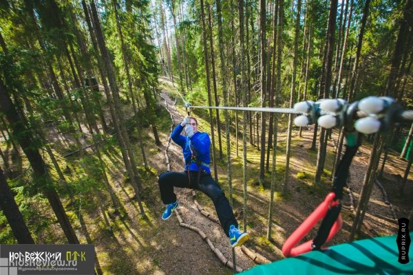 "Норвежский парк Орех", веревочный город в Ленинградской области в Орехово