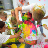 Kids Point на Ленинском, студия свободного рисования, организация детских праздников в СПб