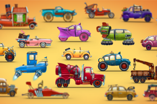 "Мулле Мек и его машины", развивающее iOS приложение для детей 4-6 лет, обзор