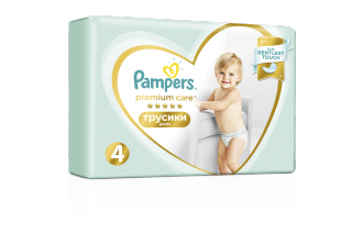 Pampers Premium Care Pants, трусики для младенцев и малышей